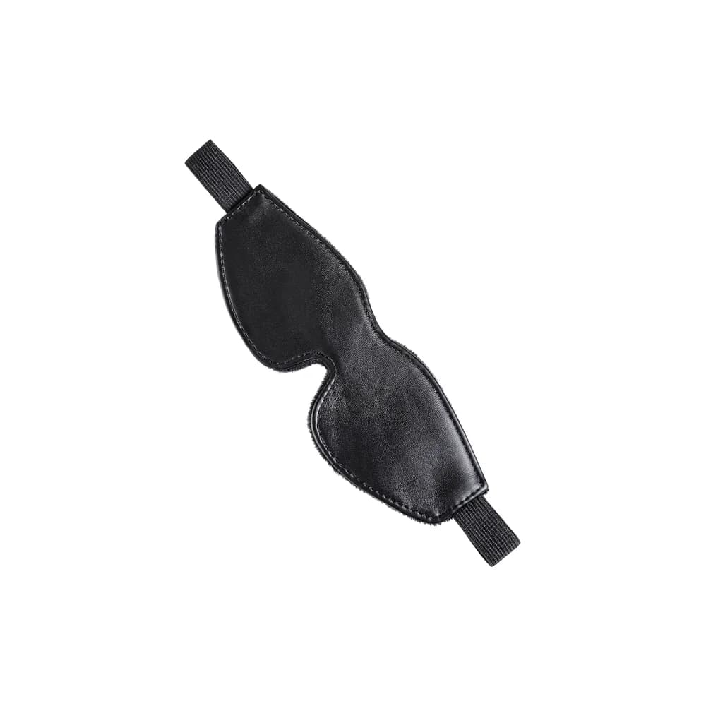 Anonymo by TOYFA Siyah PU Deri Kürk Astarlı BDSM Göz Maskesi 26.5 cm thumbnail 4