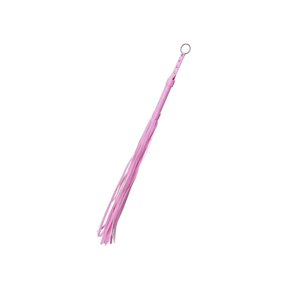 Anonymo by TOYFA Pembe PU Deri Kristal Taşlı Fantezi Kırbaç 64 cm thumbnail 3