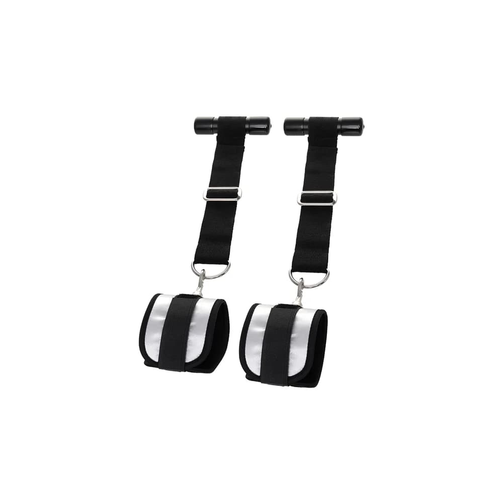 Anonymo by TOYFA Gümüş Polyester 23 cm Kapı Esaret ve BDSM Sabitleme Kelepçesi thumbnail 5
