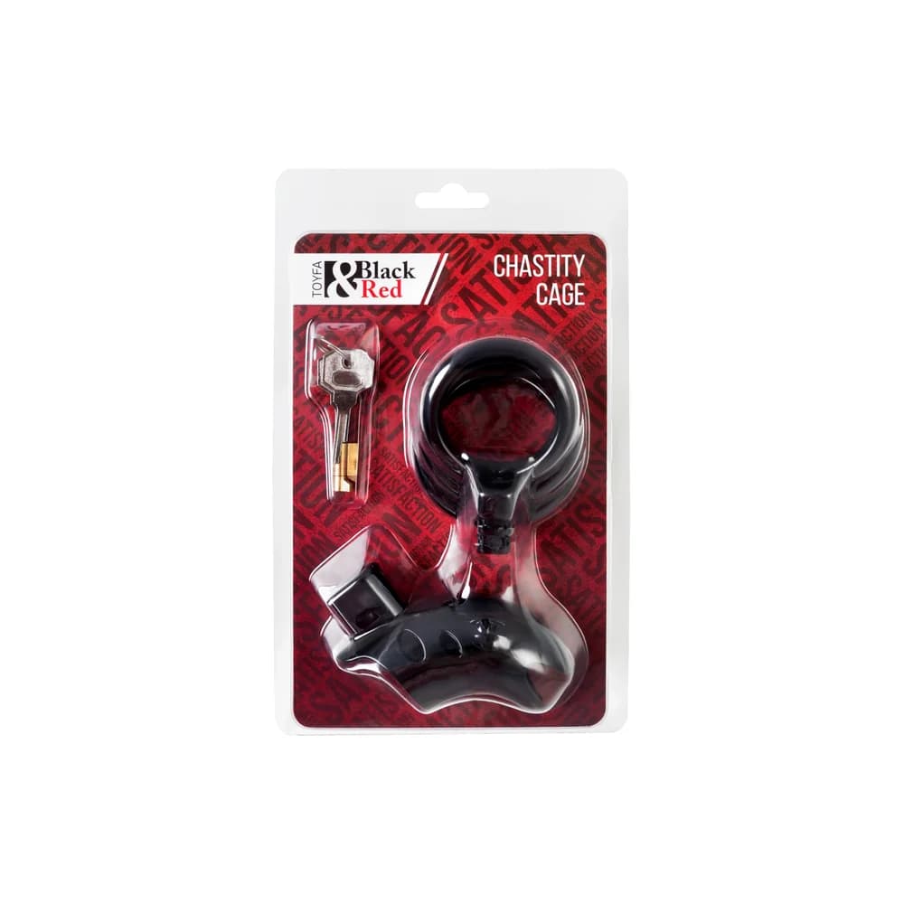 Black&Red by TOYFA Erkek Siyah ABS Plastik Sadakat Kemeri 10 cm thumbnail 8