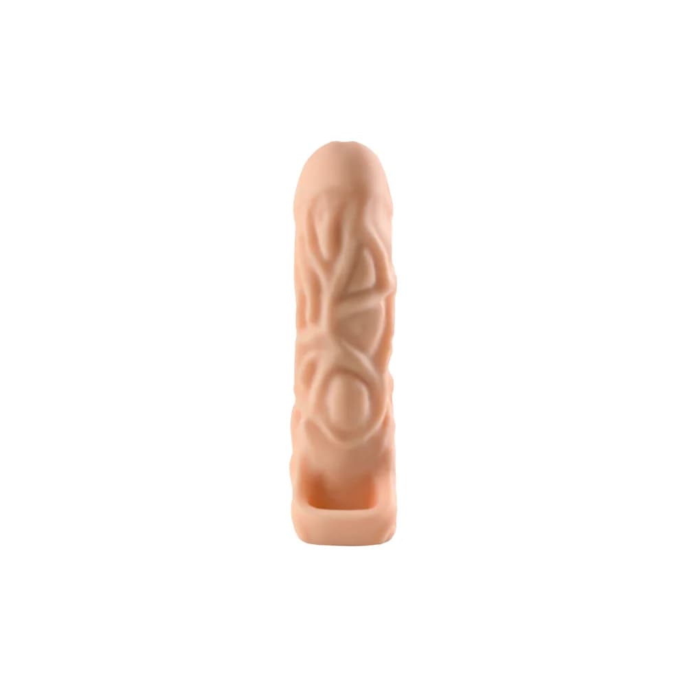 Sitabella Gerçekçi Tıbbi Silikon Penis Kılıfı ve Uzatıcı Kol thumbnail 3