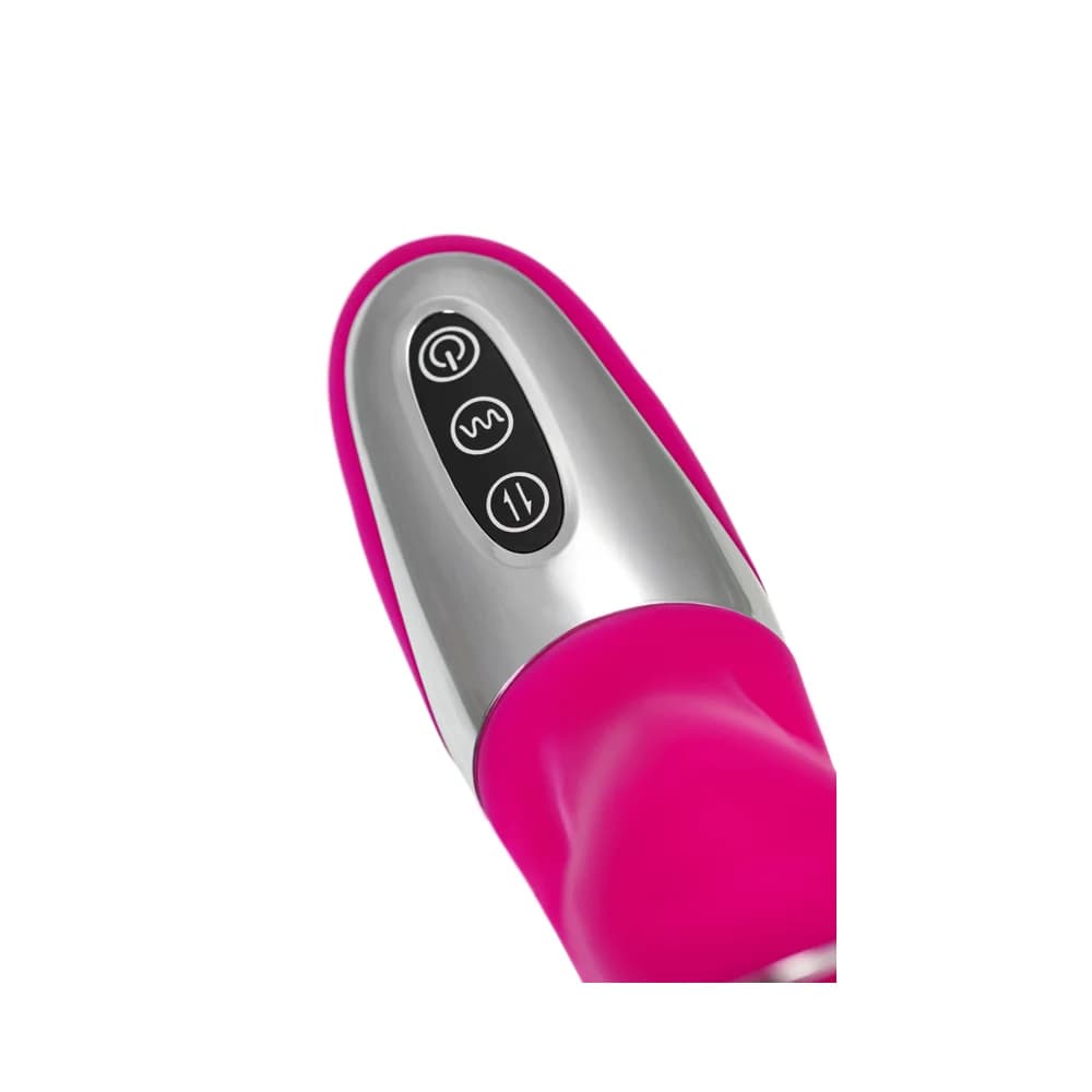 Jos To-Frolly Pembe Silikon 21.5 cm Vakumlu ve Titreşimli Klitoral Uyarıcı Vibratör thumbnail 12