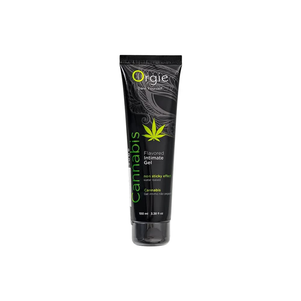 Orgie Lube Tube Cannabis Aromalı Su Bazlı Kayganlaştırıcı Jel 100 ml thumbnail 2