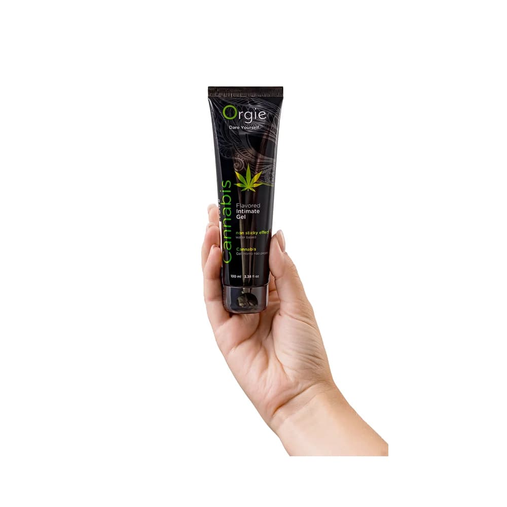 Orgie Lube Tube Cannabis Aromalı Su Bazlı Kayganlaştırıcı Jel 100 ml thumbnail 4