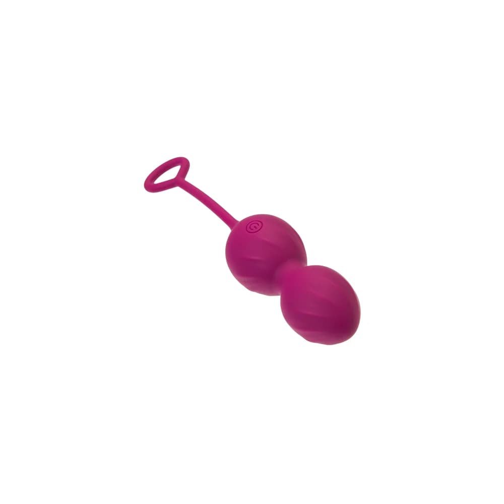 L'Eroina Moussy Silikon Vajinal Egzersiz Topları - Bordo 17 cm thumbnail 4