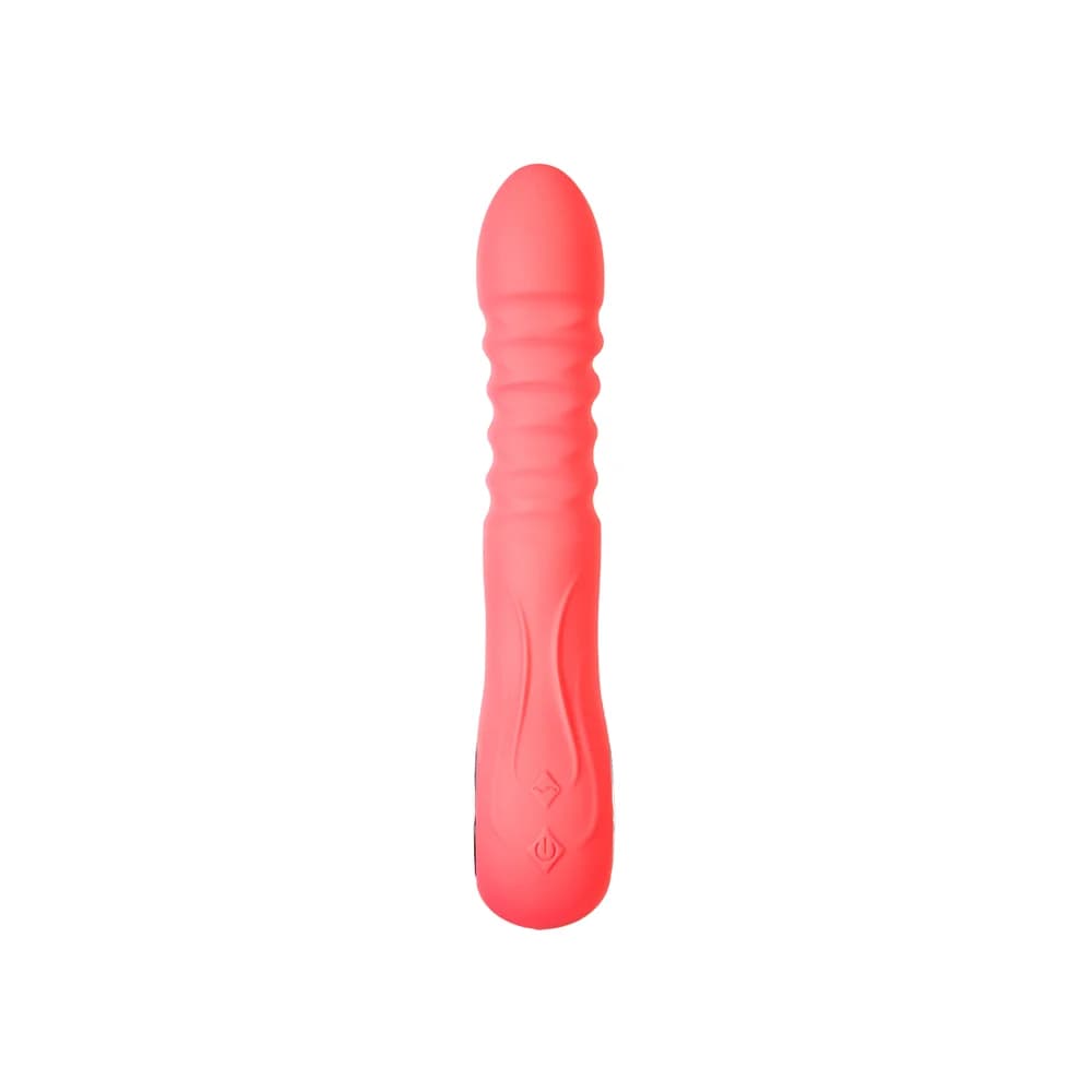 Flovetta Flox Yukarı ve Aşağı İşlevli Silikon Stimülatör Mercan 21,5 cm thumbnail 3