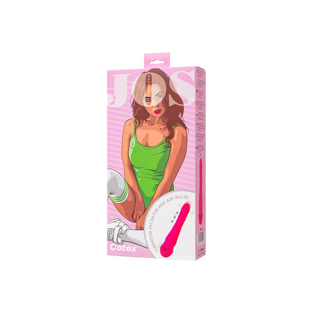 Jos Cotox Vakum Uyarımlı Silikon Pembe Pulsatör Vibratör 23 cm thumbnail 8