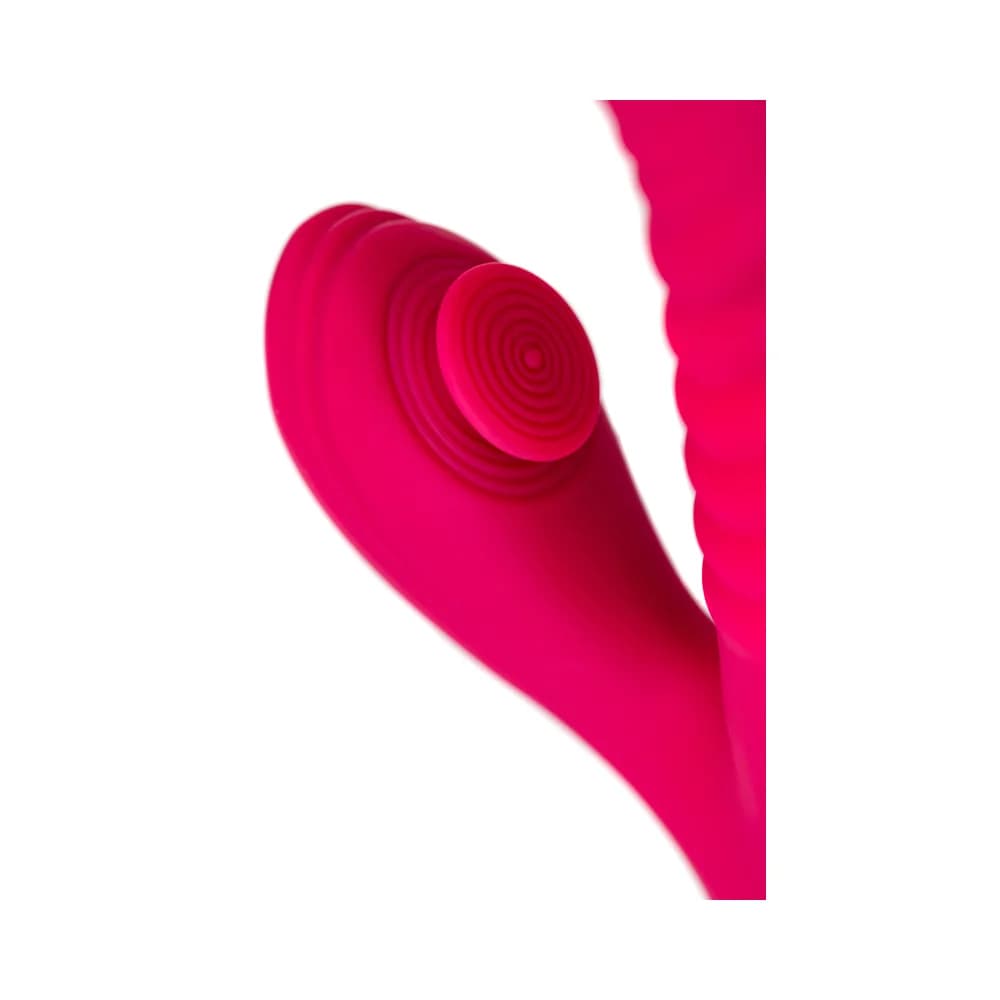 Jos JOS Seri Tavşan Vibratör, Klitoral Uyarıcılı, Silikon, Pembe, 22 cm thumbnail 13