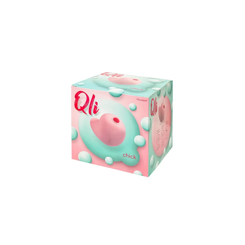 Qli by Flovetta Chick Vakumlu Klitoral Uyarıcı Pembe 6.1 cm thumbnail 8