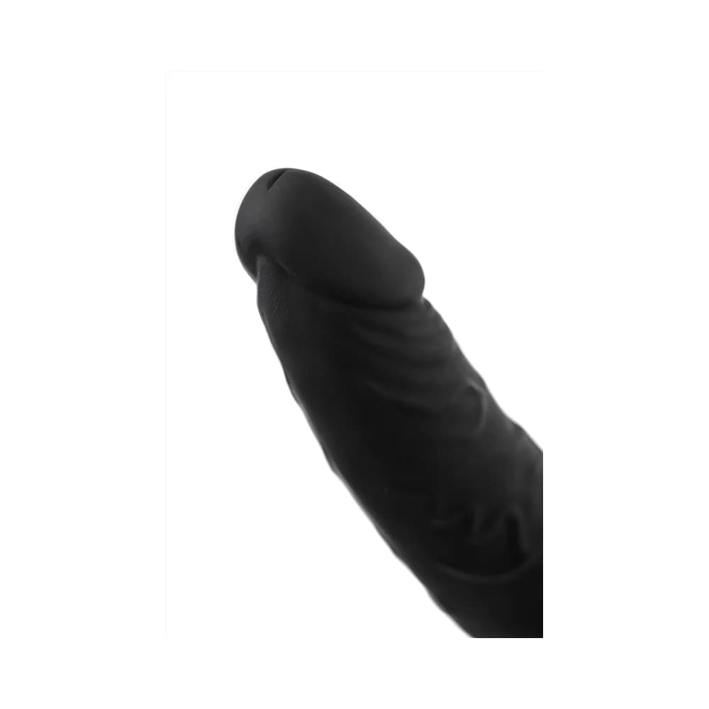 Black&Red by TOYFA Çift Halkalı Silikon Penis Kılıfı ve Penetrasyon Aparatı 16,5 cm thumbnail 11
