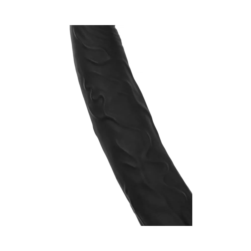 Black&Red by TOYFA Çift Halkalı Silikon Penis Kılıfı ve Penetrasyon Aparatı 16,5 cm thumbnail 8
