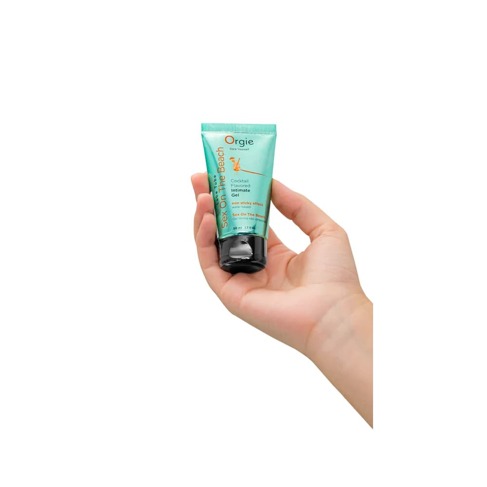 Orgie Lube Tube Cocktail Sex on the Beach Yenilebilir Aromalı Kayganlaştırıcı Jel 50 ml thumbnail 4