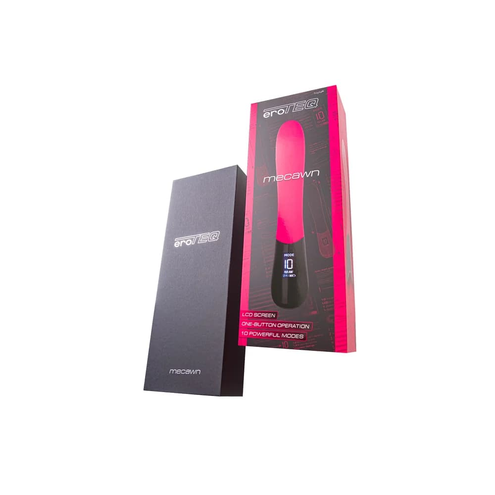 eroTEQ by TOYFA Mecawn Silikon Pembe 20.5 cm Klasik Vibratör thumbnail 11