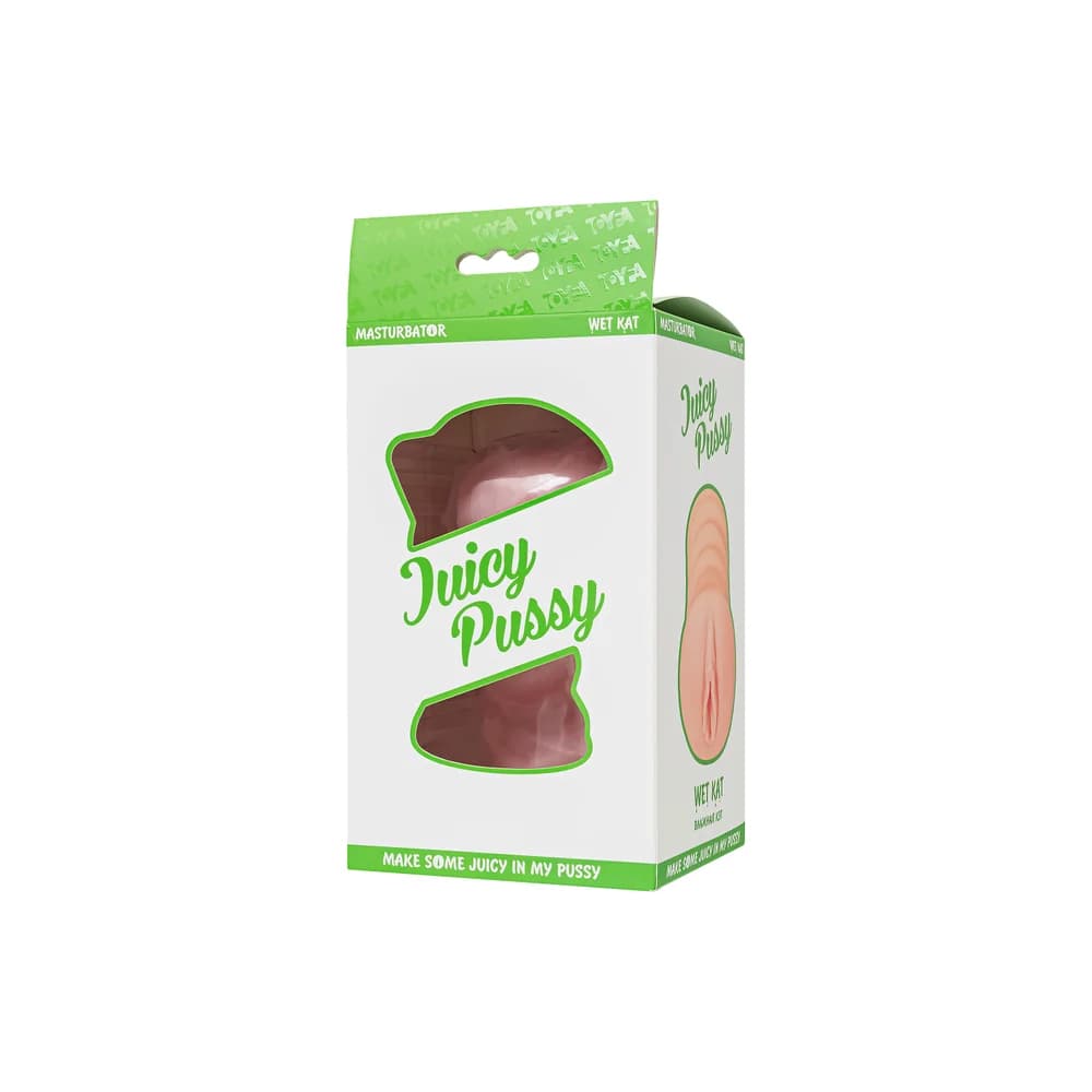Juicy Pussy by TOYFA Wet Kat 15 cm Kendinden Yağlamalı Gerçekçi TPE Mastürbatör thumbnail 15