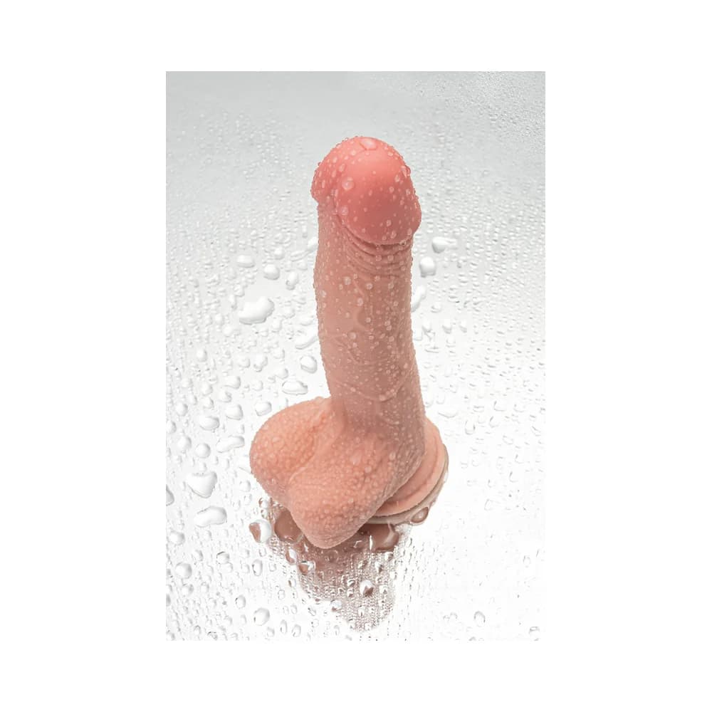 My Babe My Darling 22 cm Gerçekçi TPE Dildo - Ten Rengi thumbnail 15
