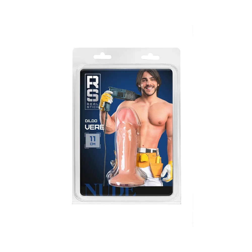 RealStick Nude Çıplak Vere PVC 11 cm Gerçekçi Yapay Penis thumbnail 10