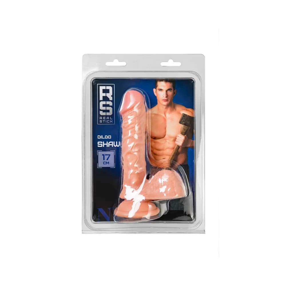 RealStick Nude Shaw PVC 17 cm Gerçekçi Yapay Penis - Ten Rengi thumbnail 10