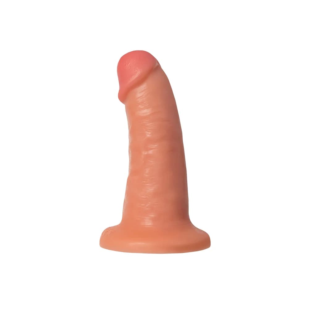 RealStick Caliber 14 cm Ø4 cm Gerçekçi Cilt Dostu Vantuzlu Dildo thumbnail 4