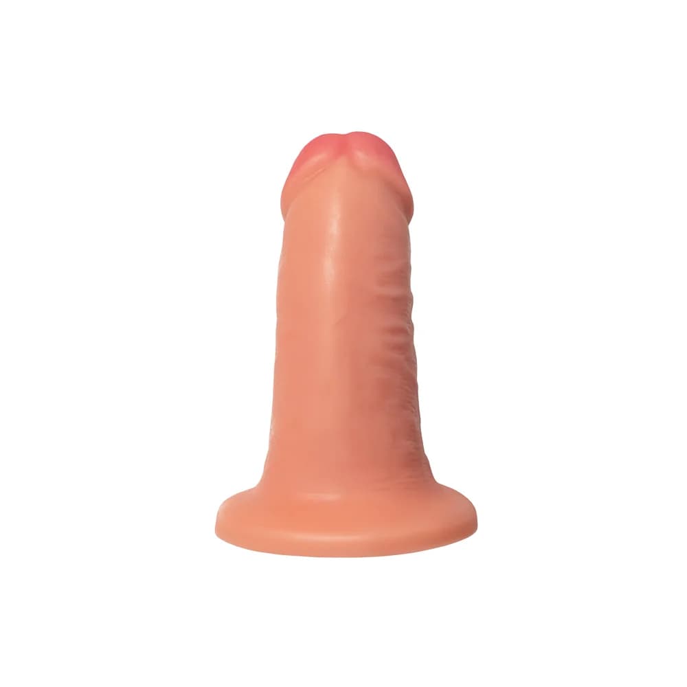 RealStick Caliber Gerçekçi Dildo - 14 cm, Çap 5 cm, Ten Rengi thumbnail 3