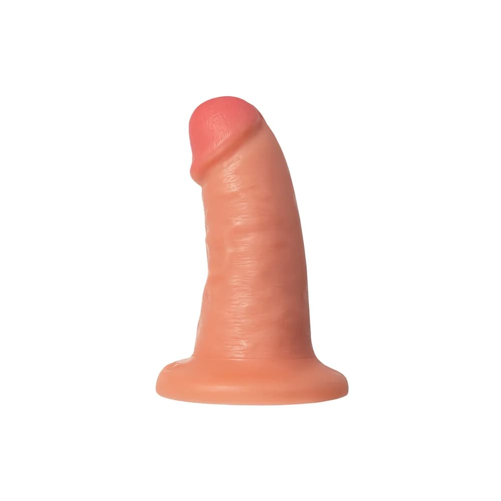RealStick Caliber Gerçekçi Dildo - 14 cm, Çap 5 cm, Ten Rengi thumbnail 4