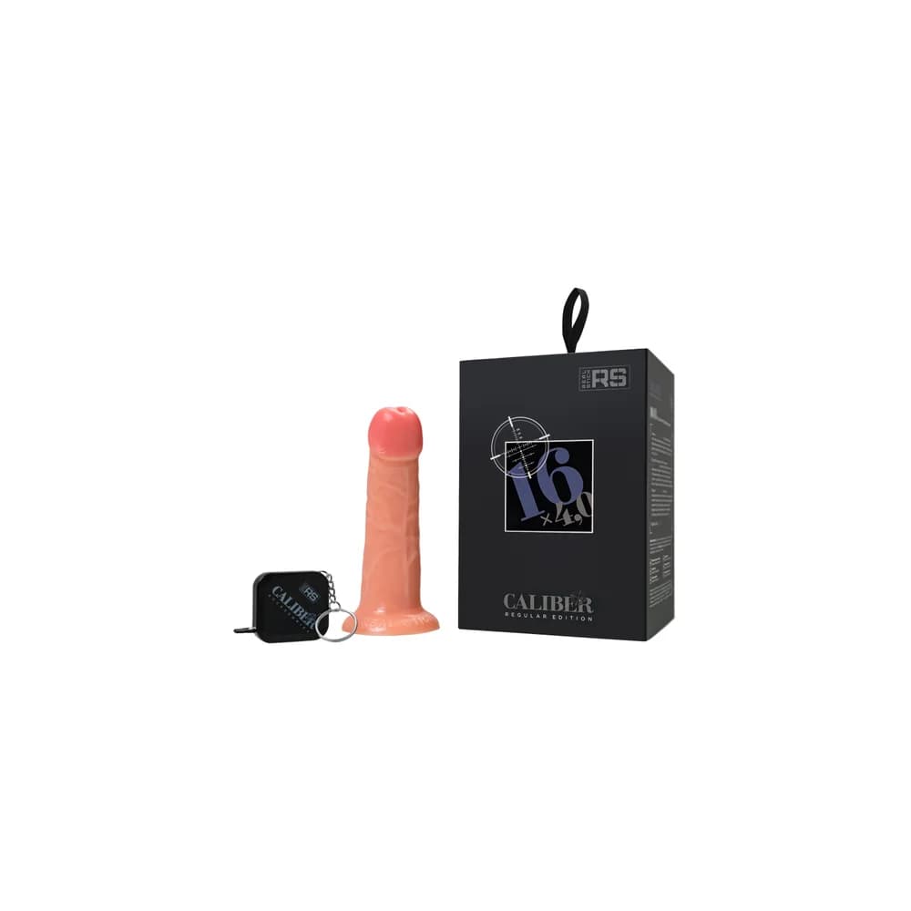 RealStick Caliber Gerçekçi Dildo - 16 cm, Çap 4 cm, Ten Rengi