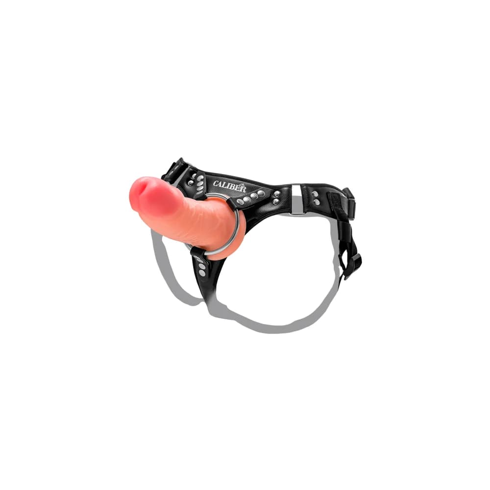 RealStick Caliber Gerçekçi Yapay Penis Dildo 16 cm Çap 5 cm Ten Rengi thumbnail 8
