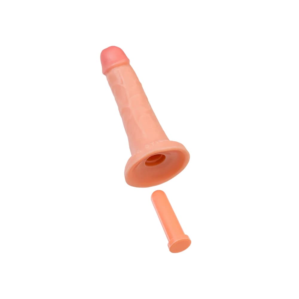 RealStick Caliber 20 cm Gerçekçi Dokulu Dildo - Ten Rengi thumbnail 6