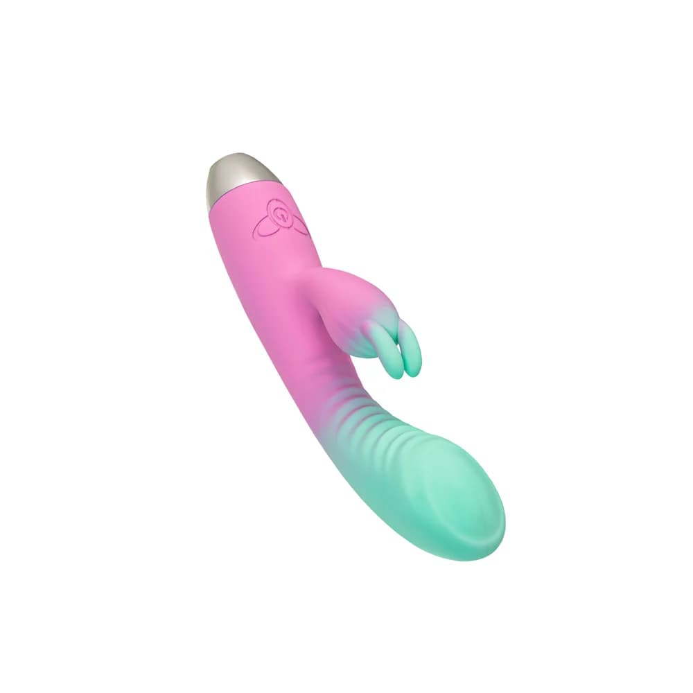 Flovetta Orchid Çift Etkili Klitoral ve G Noktası Vibratörü Nane Pembesi 21 cm thumbnail 5