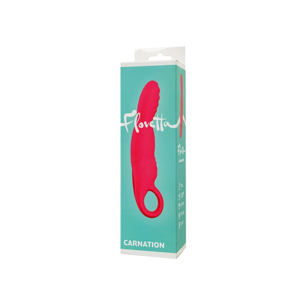 Flovetta Carnation Hareketli Başlıklı G Noktası Vibratörü Silikon Pembe 19 cm thumbnail 7
