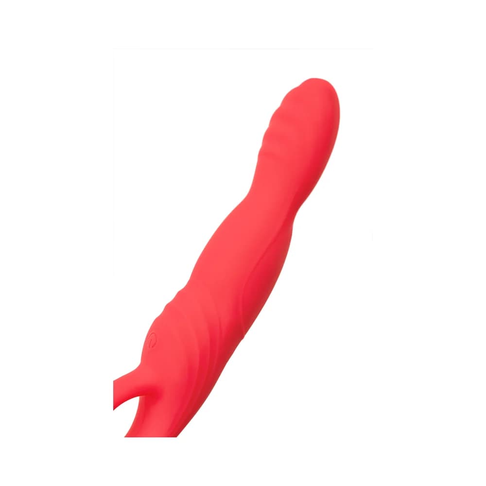 Flovetta Carnation Hareketli Başlıklı G Noktası Vibratörü Silikon Pembe 19 cm thumbnail 9