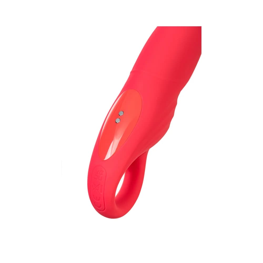 Flovetta Carnation Hareketli Başlıklı G Noktası Vibratörü Silikon Pembe 19 cm thumbnail 10
