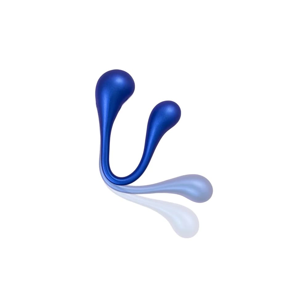 L'Eroina App Inefy Çok Fonksiyonlu Uzaktan ve Uygulama Kontrollü Silikon Mavi Vibratör 26.5 cm thumbnail 6