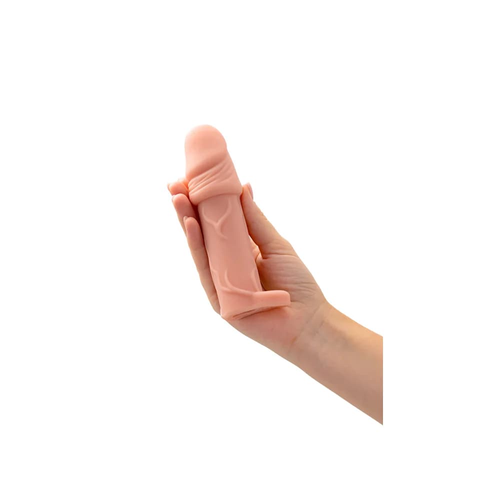 XLover by TOYFA Ten Rengi 16 cm TPE Malzeme Boy Uzatıcı Etkili Penis Kılıfı thumbnail 7