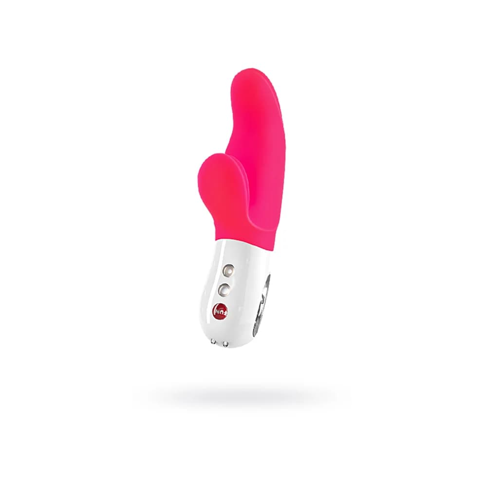Fun Factory Miss Bi Silikon Pembe 17 cm Klitoral Uyarıcılı Su Geçirmez Vibratör