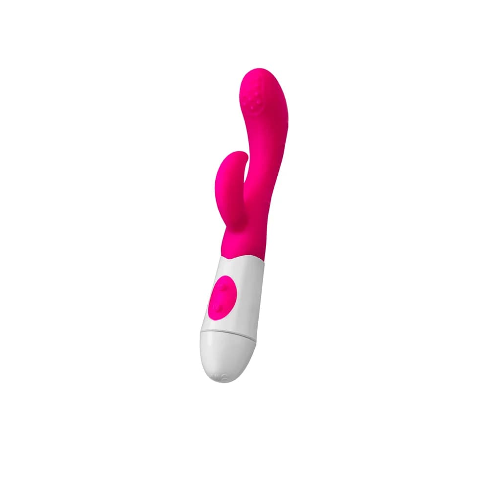 A-Toys by TOYFA Nessy Çift Motorlu Silikon Klitoral Uyarıcı ve G-Noktası Vibratör Pembe 20 cm
