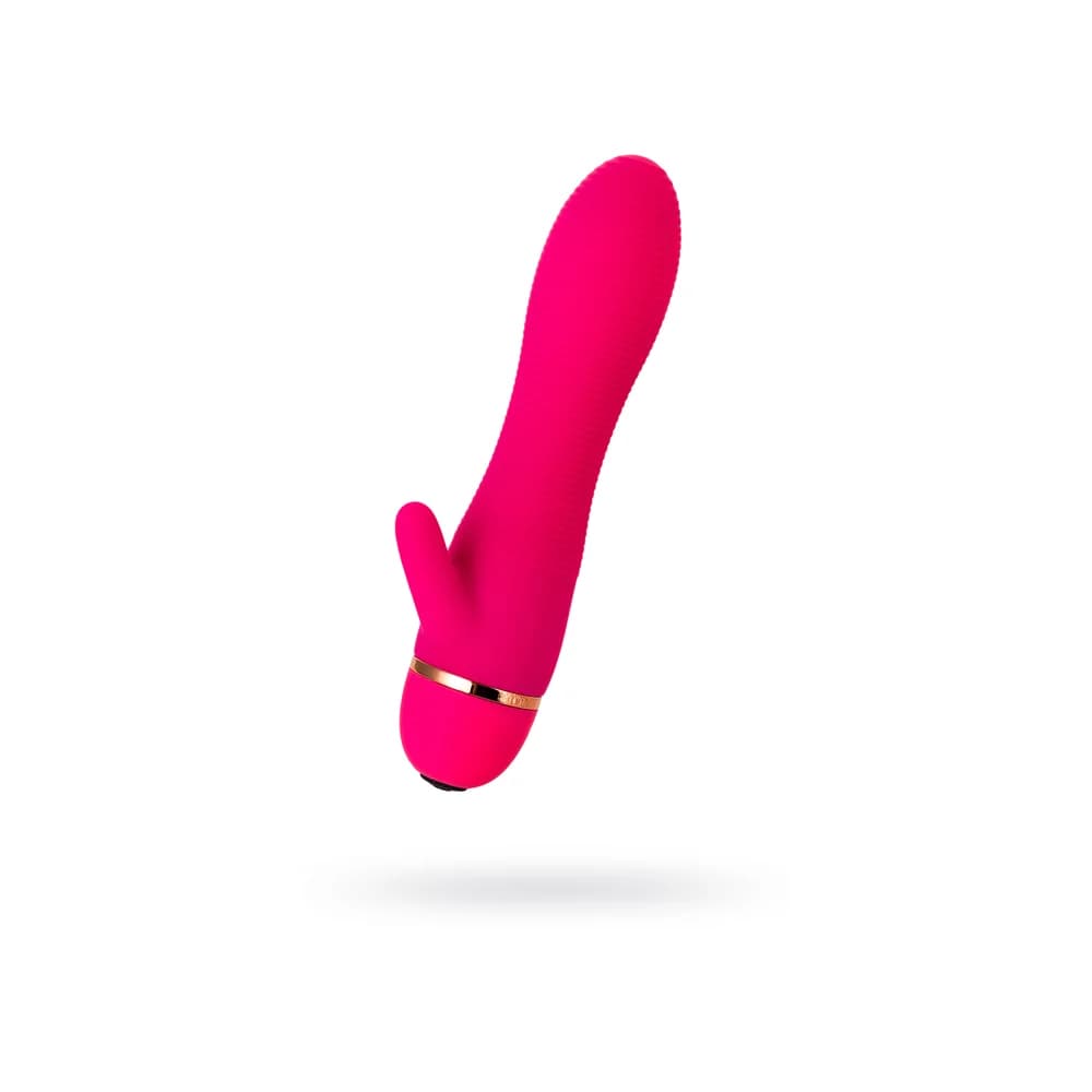 A-Toys by TOYFA 15 cm Pink Velvety Silicone Clitoral Stimulating Vibrator