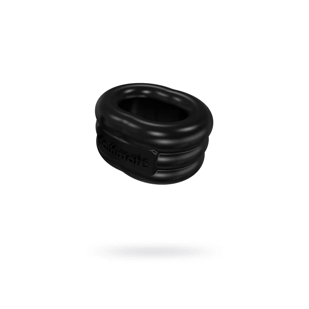 Bathmate Stretch Siyah USB Şarjlı Titreşimli Çift Etkili Penis Halkası 5 cm