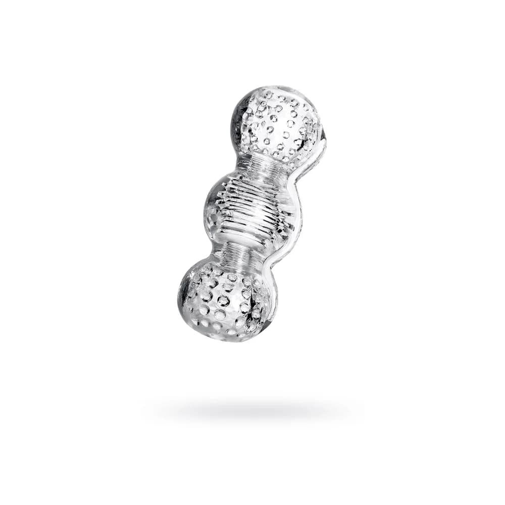 Lingam by TOYFA Rashmi Şeffaf TPE Erkek Mastürbatörü 15,5 cm