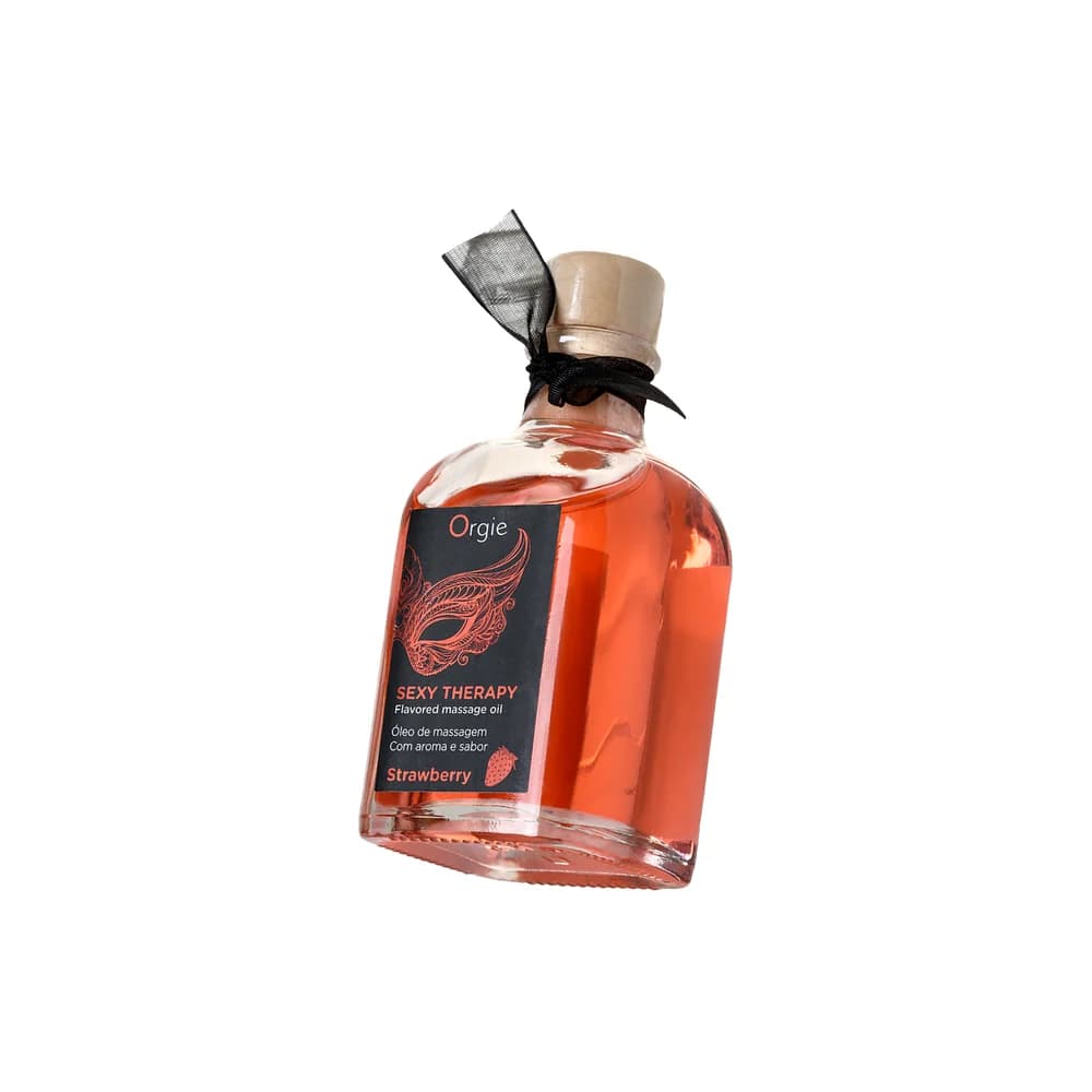 Orgie Sexy Therapy Çilek Aromalı Güçlendirici ve Uyarıcı Masaj Yağı 100 ml