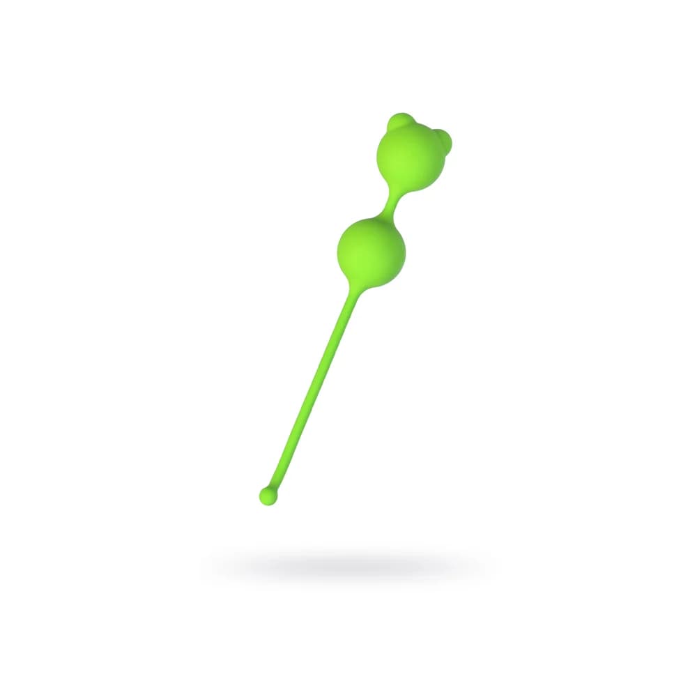 A-Toys by TOYFA Meeko Yeşil Silikon Kegel ve Vajinal Egzersiz Topu 16.4 cm