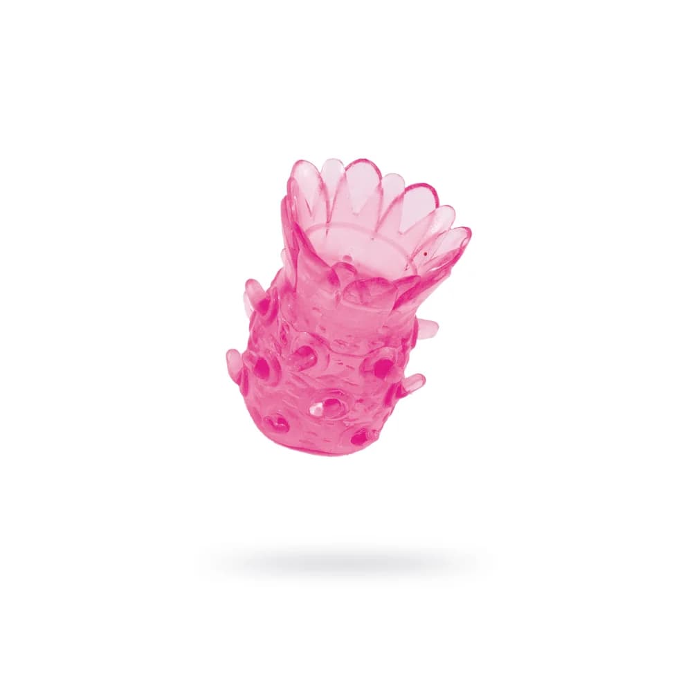 Toyfa Basic 5 cm Pembe Kabartmalı Penis Uzatıcı ve Hissiyat Artırıcı Kılıf