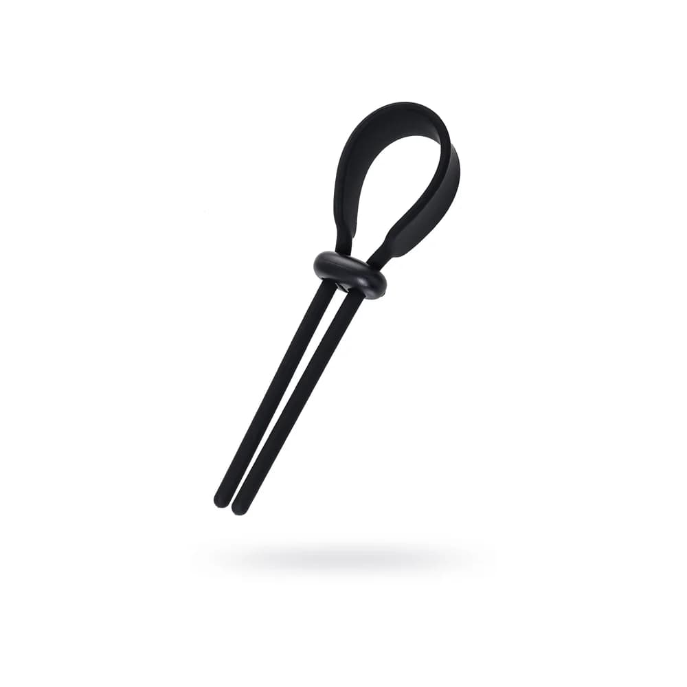 A-Toys by TOYFA Kement Keb Ayarlanabilir Silikon Siyah Penis Halkası 14 cm