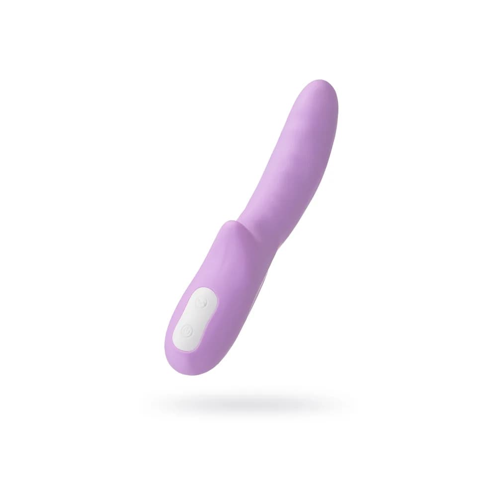 Jos Merry-Gor Mor Silikon Döndürücü Vibratör 20.7 cm